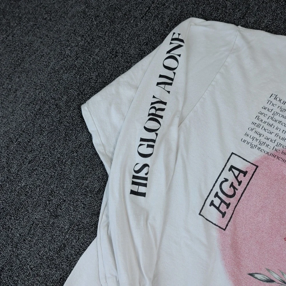 Native Supply Streetwear Created to Flourish Graphic Tee Mens XL White Cotton